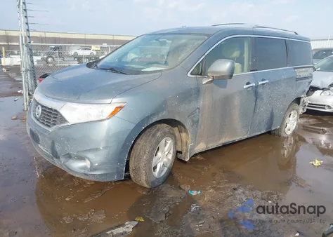 2013 Nissan Quest Sv z USA, uszkodzony, nr VIN JN8AE2KP5D9070806